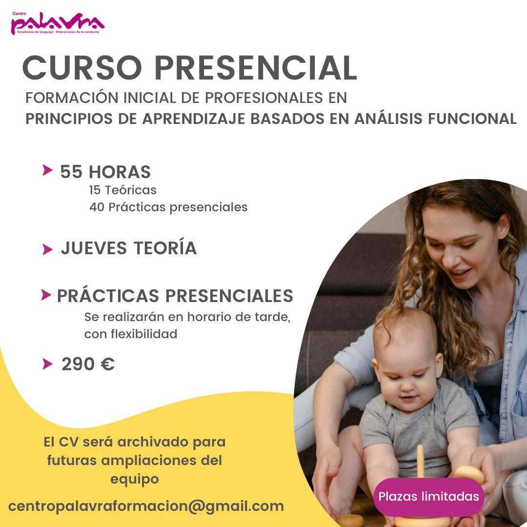 Formación inicial de profesionales en principios de aprendizaje basados en análisis funcional