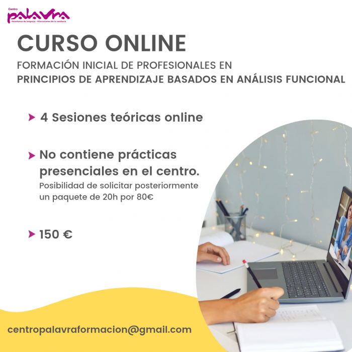 Formación inicial de profesionales en Principios de Aprendizaje basados en Análisis Funcional ONLINE.